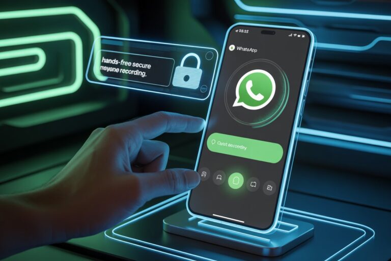 How to Record WhatsApp Voice Message Without Holding Button (2025 Guide)